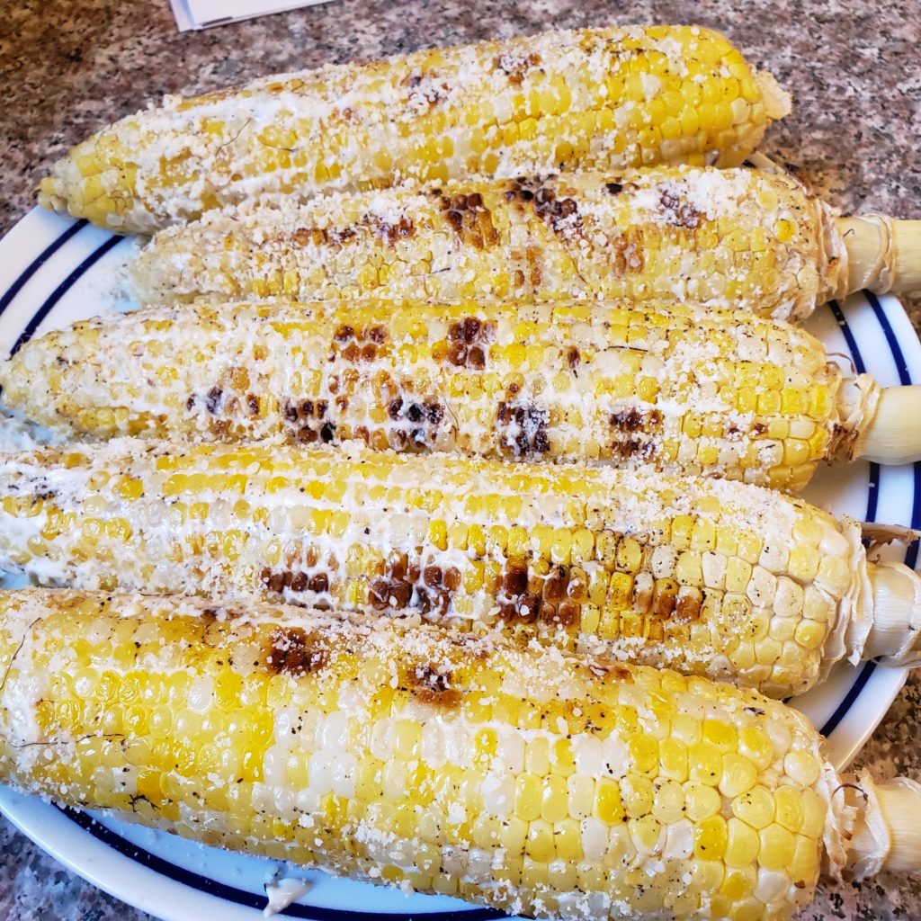 Simple Elote- Grilled Mexican Street Corn - Dad Feeds The Fam