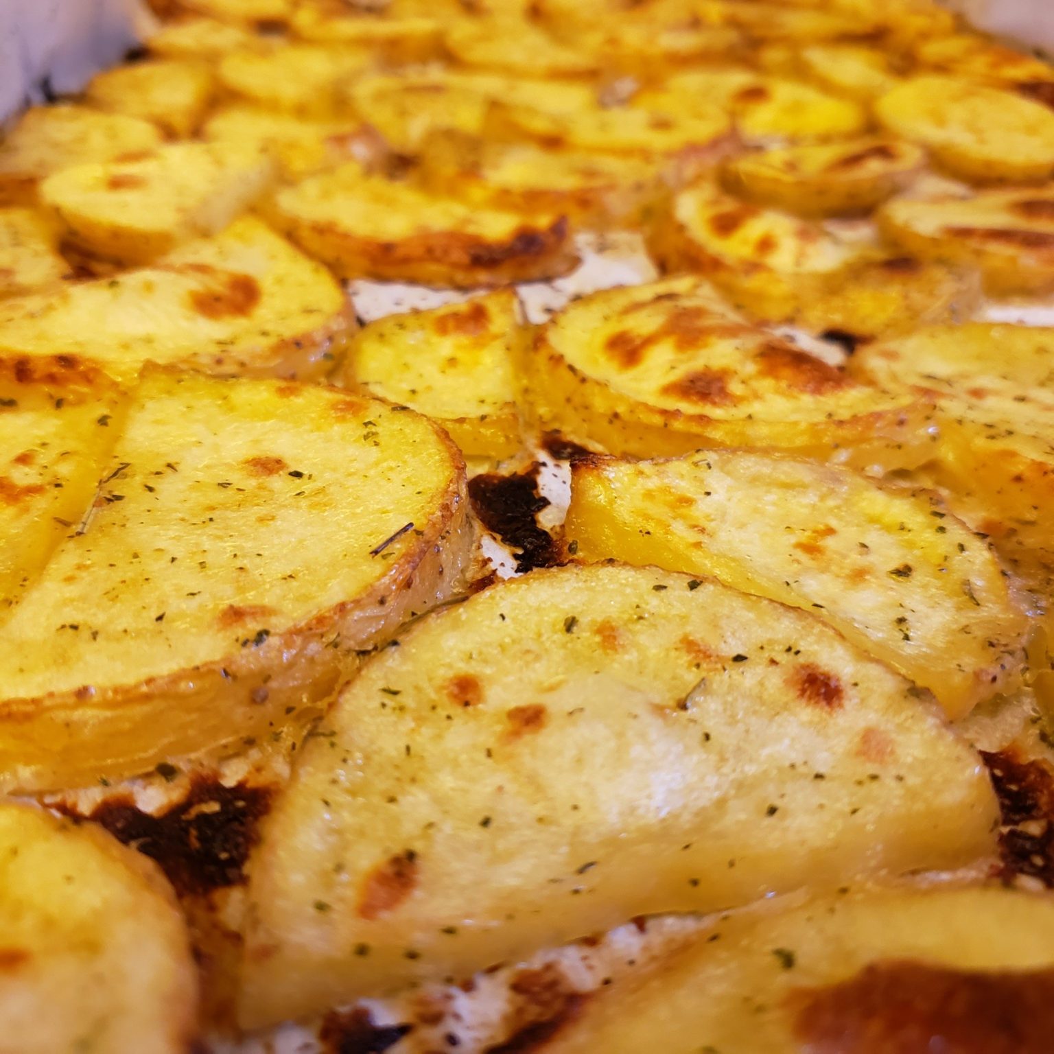 Roasted Golden Potatoes Dad Feeds The Fam