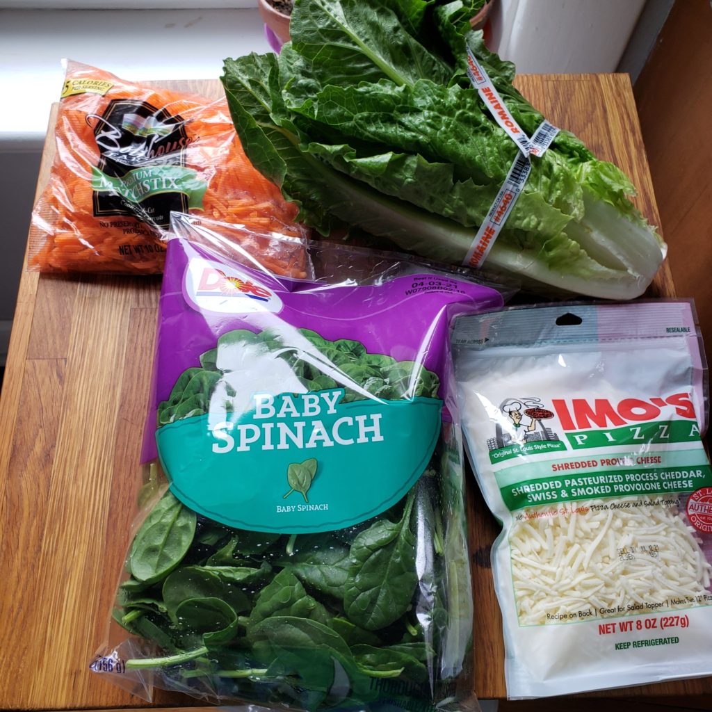 Ingredients for Improved Imo's Salad