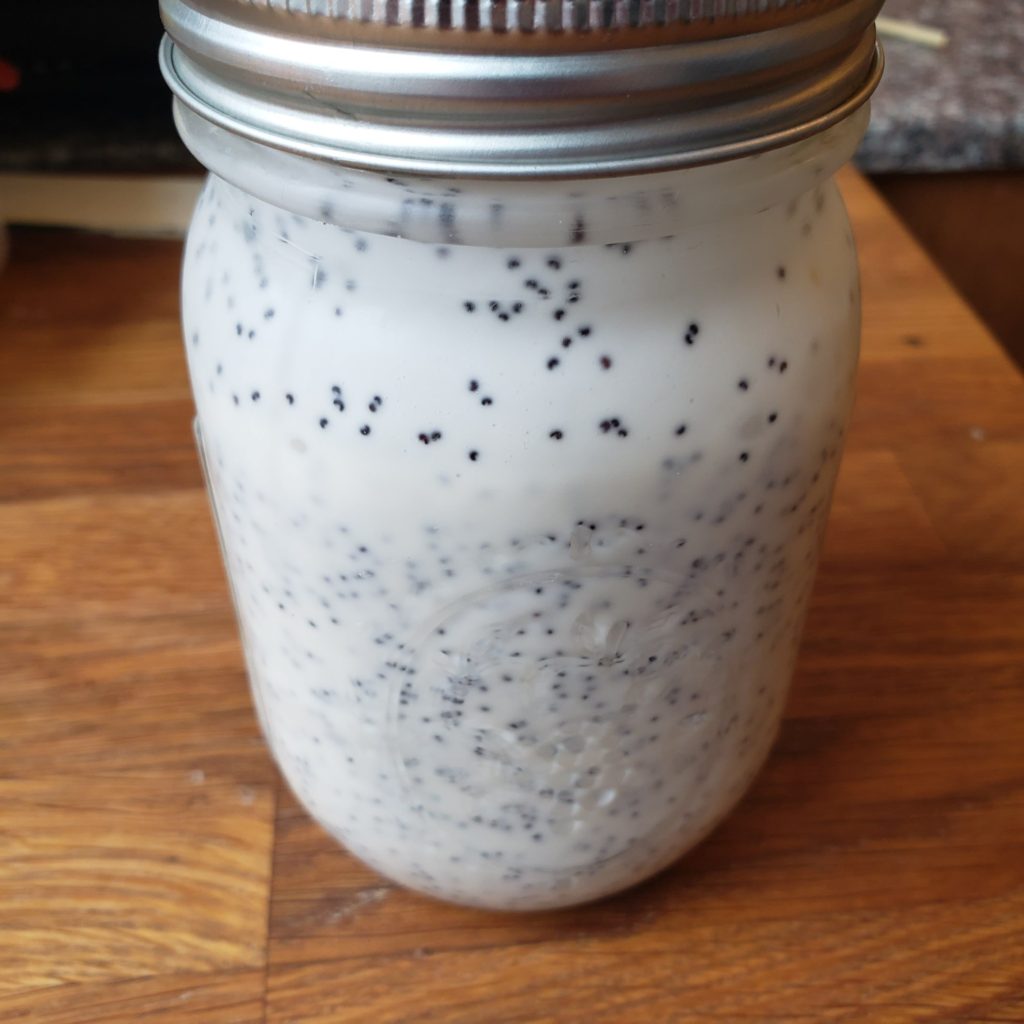 Poppy Seed Dressing in a Mason Jar